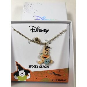 NEW Winnie the Pooh Hunny Bee Halloween Charm Necklace Trick Treat
